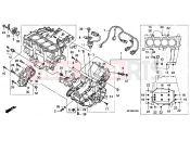 HONDA CBF1000A8 CBF1000 ABS 2008 E-13 CRANKSHAFT