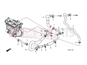 HONDA CBF1000A8 CBF1000 ABS 2008 E-17 WATER PIPE