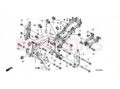 HONDA CBF1000A9 CBF1000 ABS 2009 F-32 FRAME HOUSING