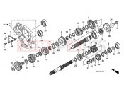 HONDA CBF1000AA CBF1000 ABS 2010 E-15 TRANSMISSION