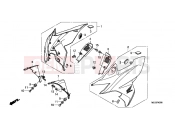 HONDA CBF1000FA CBF1000F 2010 F-45 FRONT ENGINE HOUSING