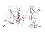 HONDA CBF1000FB CBF1000F 2011 F-5 FRONT MASTER CYLINDER (CBF1000F)
