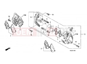 HONDA CBF1000FB CBF1000F 2011 F-12 FRONT BRAKE CALIPER (CBF1000F)