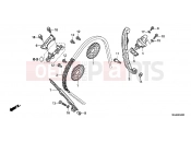 HONDA CBF1000FC CBF1000F 2012 E-4 TIMING CHAIN ​​/ TENSIONER