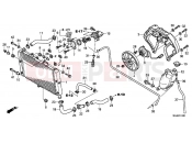 HONDA CBF1000FC CBF1000F 2012 F-41 RADIATOR