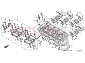HONDA CBF1000FAC CBF1000F ABS 2012 E-2 CYLINDER HEAD