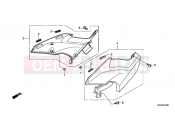 HONDA CBF1000FAE CBF1000F ABS 2014 F-24 SIDE COVER