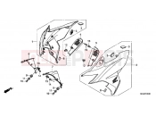 HONDA CBF1000FAE CBF1000F ABS 2014 F-45 FRONT ENGINE HOUSING