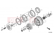 HONDA CBF1000FSC CBF1000FS 2012 E-6 CLUTCH