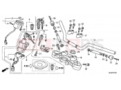 HONDA CBF1000FSC CBF1000FS 2012 F-7 STEERING BAR PIPE / UPPER BRIDGE