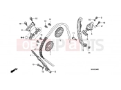 HONDA CBF1000FTA CBF1000FT 2010 E-4 TIMING CHAIN ​​/ TENSIONER