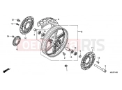 HONDA CBF1000FTA CBF1000FT 2010 F-14 FRONT WHEEL