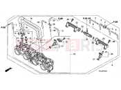 HONDA CBF1000FTB CBF1000FT 2011 E-18 THROTTLE HOUSING