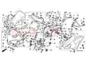 HONDA CBF1000S7 CBF1000S 2007 F-35 ENGINE HOUSING