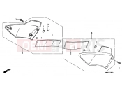 HONDA CBF1000SA CBF1000S 2010 F-18 SIDE COVER
