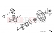 HONDA CBF1000T7 CBF1000T 2007 E-7 CLUTCH COUPLING START