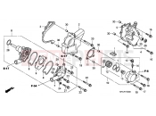 HONDA CBF1000T7 CBF1000T 2007 E-10 WATER PUMP