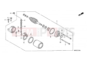 HONDA CBF1000T7 CBF1000T 2007 E-11 STARTER ENGINE