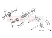 HONDA CBF1000T7 CBF1000T 2007 E-16 TRANSMISSION DRUM