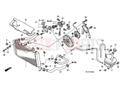 HONDA CBF1000T7 CBF1000T 2007 F-34 RADIATOR