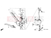 HONDA CBF5004 CBF500 2004 F-4 FRONT MASTER CYLINDER (CBF500)
