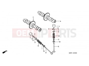 HONDA CBF500A6 CBF500A 2006 E-3 CAMSHAFT / VALVE