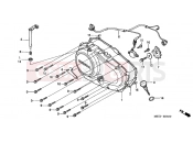 HONDA CBF500A6 CBF500A 2006 E-5 RIGHT CRANKSHAFT COVER