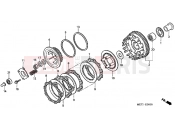 HONDA CBF500A6 CBF500A 2006 E-6 CLUTCH