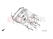 HONDA CBF500A6 CBF500A 2006 E-8 LEFT CRANKSHAFT COVER