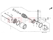 HONDA CBF500A6 CBF500A 2006 E-11 STARTER ENGINE