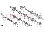 HONDA CBF500A6 CBF500A 2006 E-16 TRANSMISSION