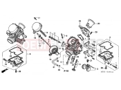 HONDA CBF500A6 CBF500A 2006 E-19-1 CARBURETOR (PARTS)