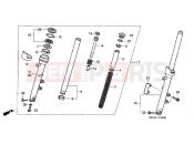 HONDA CBF500A6 CBF500A 2006 F-9 FRONT FORK