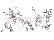 HONDA CBF500A6 CBF500A 2006 F-10-1 FRONT BRAKE CALIPER (CBF500A)