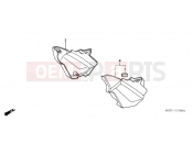 HONDA CBF500A6 CBF500A 2006 F-17 SIDE COVER