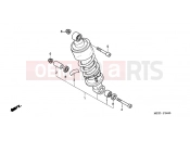 HONDA CBF500A6 CBF500A 2006 F-24 REAR SHOCK ABSORBER