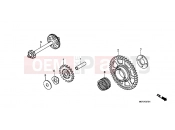 HONDA CBF600S8 CBF600 2008 E-7-1 CLUTCH COUPLING START (CBF600S8 / SA8 / N8 / NA8)
