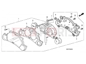 HONDA CBF600S8 CBF600 2008 F-2 METER (CBF600S / SA)