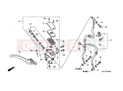 HONDA CBF600S8 CBF600 2008 F-4 FRONT MASTER CYLINDER (CBF600S / N)