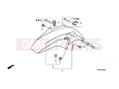 HONDA CBF600S8 CBF600 2008 F-8 FRONT FENDER
