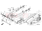 HONDA CBF600S9 CBF600 2009 F-23 SWING ARM