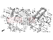 HONDA CBF600S9 CBF600 2009 F-31 FRAME HOUSING
