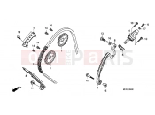 HONDA CBF600NA9 CBF600 ABS 2009 E-4 TIMING CHAIN ​​/ TENSIONER
