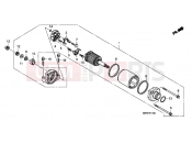 HONDA CBF600NA9 CBF600 ABS 2009 E-11 STARTER ENGINE