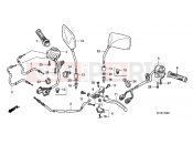 HONDA CBF600NA9 CBF600 ABS 2009 F-3 HANDLE LEVER / SWITCH / CABLE