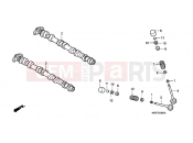 HONDA CBF600SA8 CBF600 ABS 2008 E-3 CAMSHAFT / VALVE