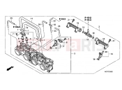 HONDA CBF600SA8 CBF600 ABS 2008 E-18-2 THROTTLE HOUSING