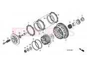HONDA CBF600SA9 CBF600 ABS 2009 E-6 CLUTCH