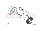 HONDA CBF600SA9 CBF600 ABS 2009 E-9 GENERATOR