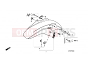 HONDA CBF600SA9 CBF600 ABS 2009 F-8 FRONT FENDER